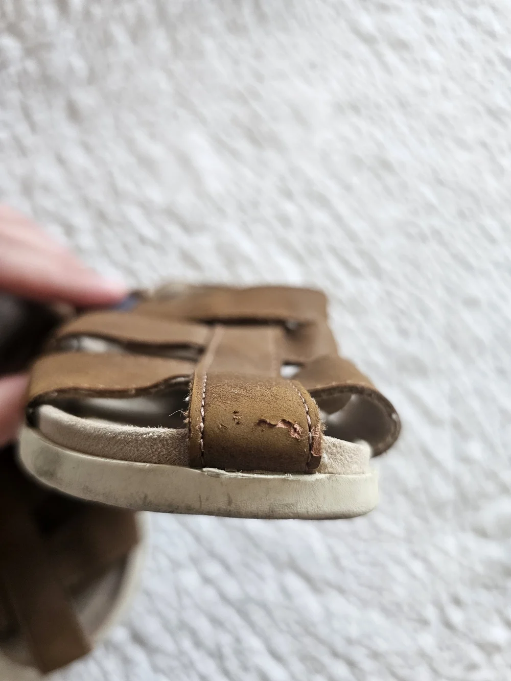 Cat & Jack Brown Kids' Strappy Sandals Boy 9 Child
